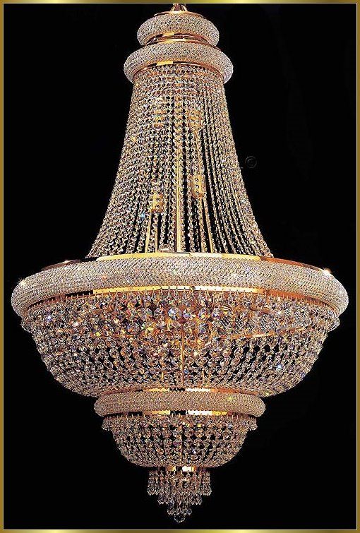 SparkAura Luxury Gold Crystal Chandelier – Model 9200 E 36 | 20 Lights | 24Kt Gold Finish